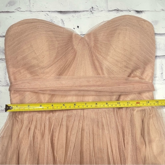 Jenny Yoo Annabelle Convertible Dress Sz 16 Soft Blush Bridesmaid Wedding Tulle - Picture 6 of 11